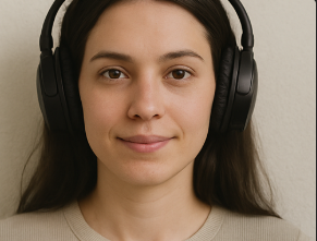 Bewerbungsfoto mit Headset - Fehler